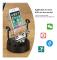 Automatic Walking Swing Phone Pedometer Stepper Powered by USB Rocker Black
