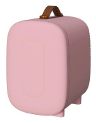 Mini-kylskåp skönhetskyl 4 L, 20,3×26,3×28 cm, rosa
