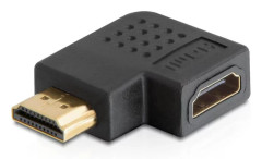 Delock HDMI-hane-till-hona-adapter 90° vinklad höger