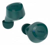 Belkin SoundForm Bolt - True wireless-hörlurar med mikrofon - inuti örat - Bluetooth - blågrön