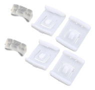 2 Set 6 Delars Sätesbältesklämma Löpskena För V.W. Golf Mk1 Mk2 Mk3 Corrado, Happy H
