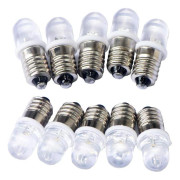 10 pcs E10 12V Spot LED Bulbs Warm White-FS-