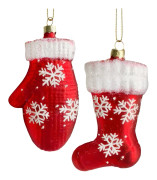 Julgranskulor Julstrumpa & Vante - 2-pack
