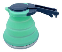 Creative Portable Silikon Vattenkokare Utomhus Silica Gel Vikbar Kaffe Kompression Läcksäker Travel grön