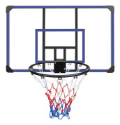 Väggmonterad basketkorg med justerbar höjd, okrossbar basketplanka, kraftig stålkonstruktion, för inomhus och utomhus, enkel installation