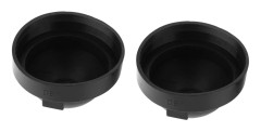 2 st 90 mm Svart Gummi Bil LED Strålkastare Dammskydd Hölje Förseglingslock Vattentätt