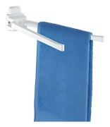 handdukshållare Pure 2 krok 11 x 43 cm ABS vit