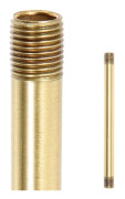 Straight Tube Lamp Base Lamp Tube Hardware DIY Light Fixture Part Replacement Lamp Base As Shown 12.1X1cm