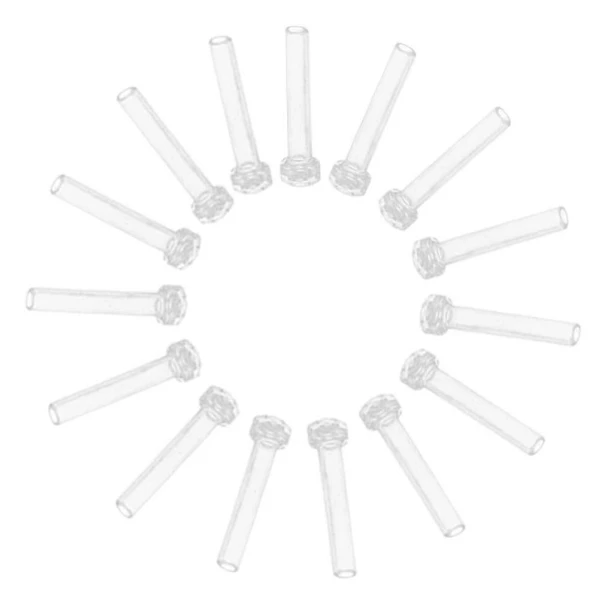 Örhängesärmar Skyddar Örhängen Tillbehör Transparent Plast 0.80X0.15X0.15cm 50Set (FMY)