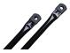 Metal Garden Swing Hanging Bars, Swing Replacement Bars, Round Metal Bars for Garden Swing Chair. 2-pack, Black Metal (80.5 cm/31.69 inches).