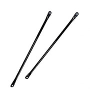 Metal Garden Swing Hanging Bars, Swing Replacement Bars, Round Metal Bars for Garden Swing Chair. 2-pack, Black Metal (80.5 cm/31.69 inches).