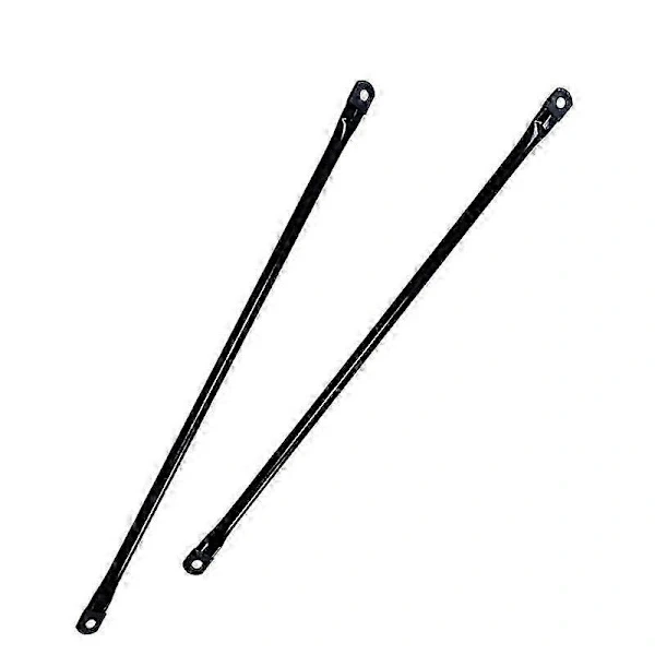 Metal Garden Swing Hanging Bars, Swing Replacement Bars, Round Metal Bars for Garden Swing Chair. 2-pack, Black Metal (80.5 cm/31.69 inches).