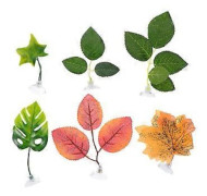 6 st Dekorativa Betta-hängmattor Slitstarka Konstgjorda Blad Hushålls-Betta-blad