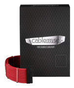 CableMod PRO Series ModMesh RT-Series - Strömkabelsats - formpressad - röd