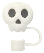 Halloween Silikon Sugrörsskydd för 10mm Sugrör för Mugg Dricka Dammskydd Sugrörsspetsar Tillbehör I