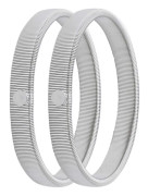 1 Par Halkfria Metallskjortärmshållare Stretchiga Strumpeband Elastiska Armband