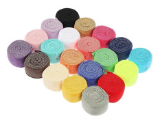 20 Rolls Braided Elastic High Elasticity Rope Sewing Braid Knitted Rope Band for DIY