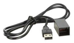 USB-adapter - Honda/Volvo - OEM till USB-A - Svart - Bevarar OEM-anslutningar och USB/AUX-ingång