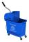 Tvätthink 20 L med snurrpress & separator för rent/smutsigt vatten, blå, 60×27×70,5 cm