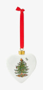 Spode - Ornament Christmas Tree Puffed Heart - Flerfärgad - Julpynt - Från Homeroom