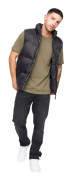 Crosshatch Mens Demerley Contrast Panel Gilet L blå/svart