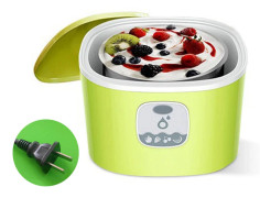 Elektrisk Yoghurtmaskin 1L Multifunktionell Automatisk Kompakt Hemgjord Grekisk Yoghurtmaskin för