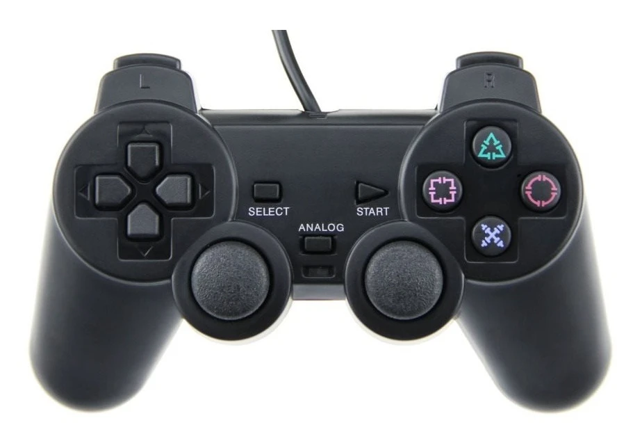 Handkontroll till Playstation 2 (Svart)
