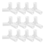 20 Pcs Tent Pole Adapter Tent Pole Connector Plastic Pole Connector Three-Way Connector Tent Accessories