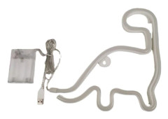 Dinosaurie Neon LED Skylt, USB/Batteridriven