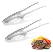 2 koreanska och japanska grilltänger, rostfri grill