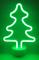 Julgrans Neonskylt Lampa med Bas Grön LED Natt Neonljusskylt för Festtillbehör Flickrum Dekoration Tillbehör