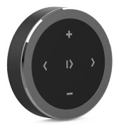 Trådlös fjärrkontroll Vattentät bilratt Musikuppspelning Fjärrkontroll Bluetooth Media-knapp för IOS Android Silver