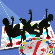 Inomhus Kul Twister Spel Leksak Utomhus Sport Rörelser Interaktion Ga Färgglad One Size