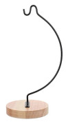 [EN] Glass Vase Hanger Stand Plant Hanger for Garden Minimalist Style Iron Material 28x11.5x11.5cm Hanging 1pc