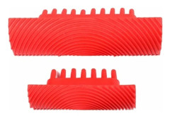 2 st Gummi Träådring Målningsverktyg Imitation Träådring Mönster Textur Vägg DIY Borste Målningsverktyg Heminredning