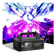 Scenljus, RGB-laserstråle, DMX512 LED-teknik