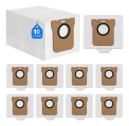 10 dammsugarpåsar för Dreame L10s Ultra / L20 Ultra / L10 Ultra / Xiaomi X10+ robotdammsugare, ersättningsdammsugarpåsar, tillbehörsset, reservdel