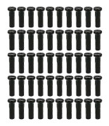 50 st/förpackning Cykel Racer Cyklar Nippel 12G 13G 14G Ultralätt Hög Hållfasthet 50 st 14G svart 14mm