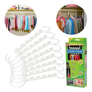 8-pack - Hängare/Klädhängare - Organizer