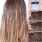 Halloween Cosplay Party Special Glittering Hair Extension Set with Clips Gold