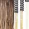 Halloween Cosplay Party Special Glittering Hair Extension Set with Clips Gold