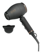 Hårfön Intenso 4000 Compact Diva - DIVA - Svart - 3 temperaturer - 2 hastigheter - Luftrenar