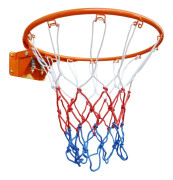 45,72 cm Basketbollring Ersättning, Dubbel Fjäder Stabil Basketbollring med Nät, Passar För In-Ground & Väggmonterad