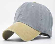 Fabriksförsäljning Light Board keps koreansk urtvättad solhatt Enfärgad Light Board - keps Retro Peaked Cap 6 Justerbar