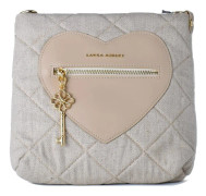 Damväska Laura Ashley DIXIE-CREAM Grå (24 x 24 x 9 cm)