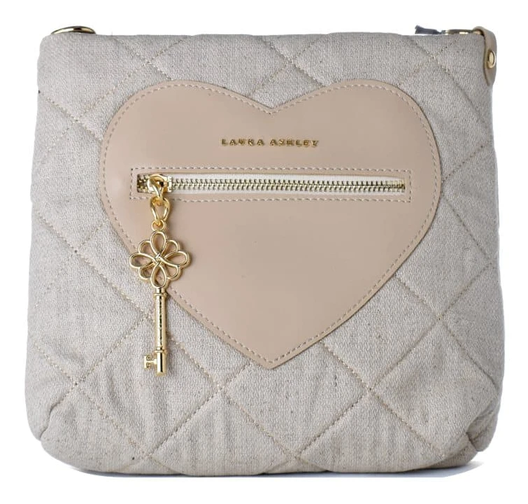 Damväska Laura Ashley DIXIE-CREAM Grå (24 x 24 x 9 cm)