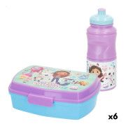 Lunchlåda med tillbehör Gabby's Dollhouse Plast 380 ml 17 x 5,5 x 13,5 cm (6 antal)