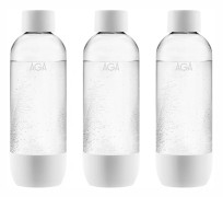 3-pack AGA AQVIA PET-flaska, 1L (Vit)