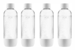 4-pack AGA AQVIA PET-flaska, 1L (Vit)