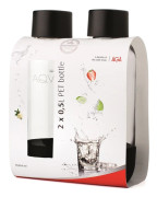 AGA AQVIA "on-the-go" 0,5L, PET-flaska, 2-pack (Svart)